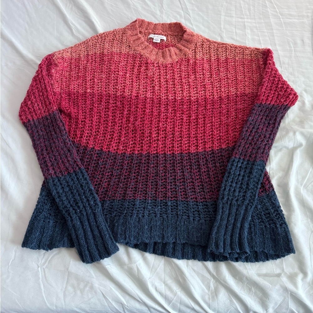 American Eagle Gradient Colored Sweater